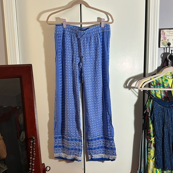 4 for $20 Ava Christine wide leg, lightweight flowy summer pants - Picture 1 of 7